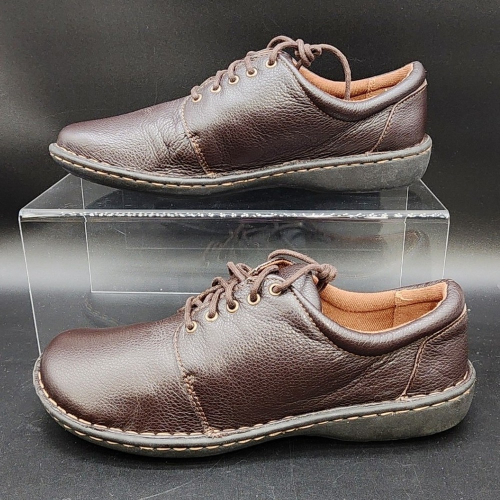 Cabelas 11M Brown Leather Oxford Shoes Rugged Casual Outdoor Gorpcore FB7002-53